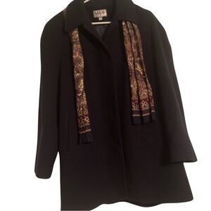 Women’s Vintage Mario De Pinto wool overcoat